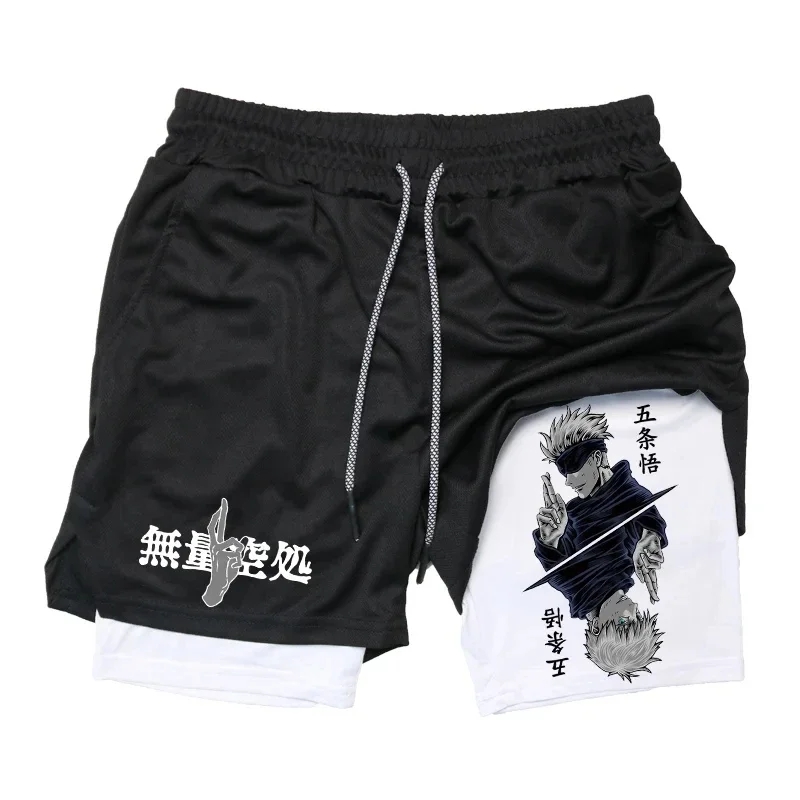 Compression Shorts Athletes - Anime Jujutsu Kaisen Compression Shorts for