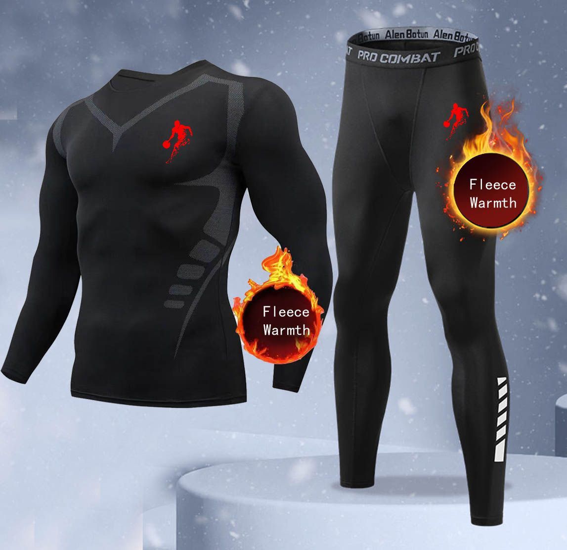 New 2-pieces Winter Warm Men U - đánh giá và giá Thermal Long John