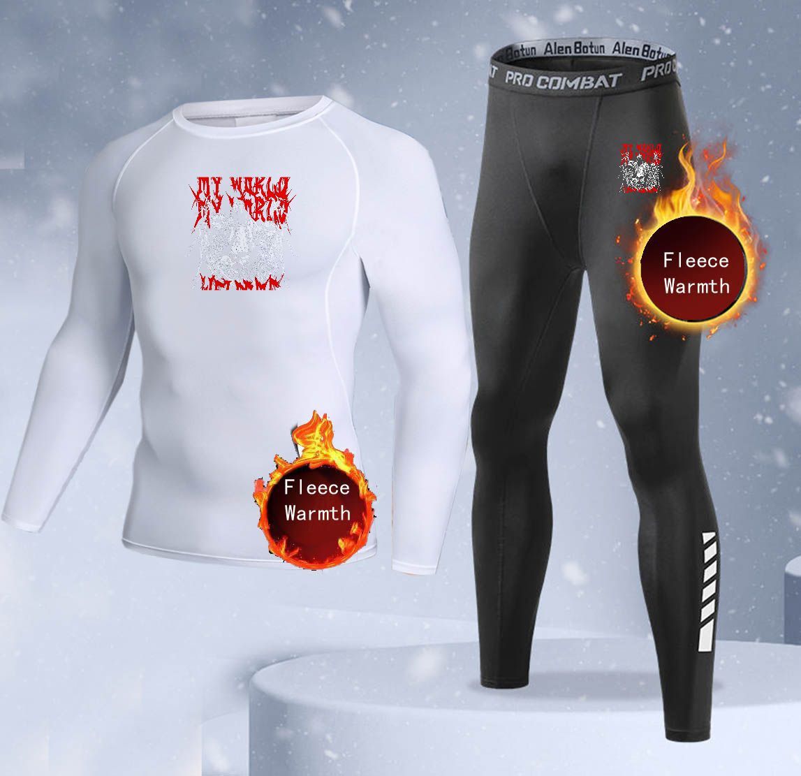 New 2-pieces Winter Warm Men U - đánh giá và giá Thermal Long John