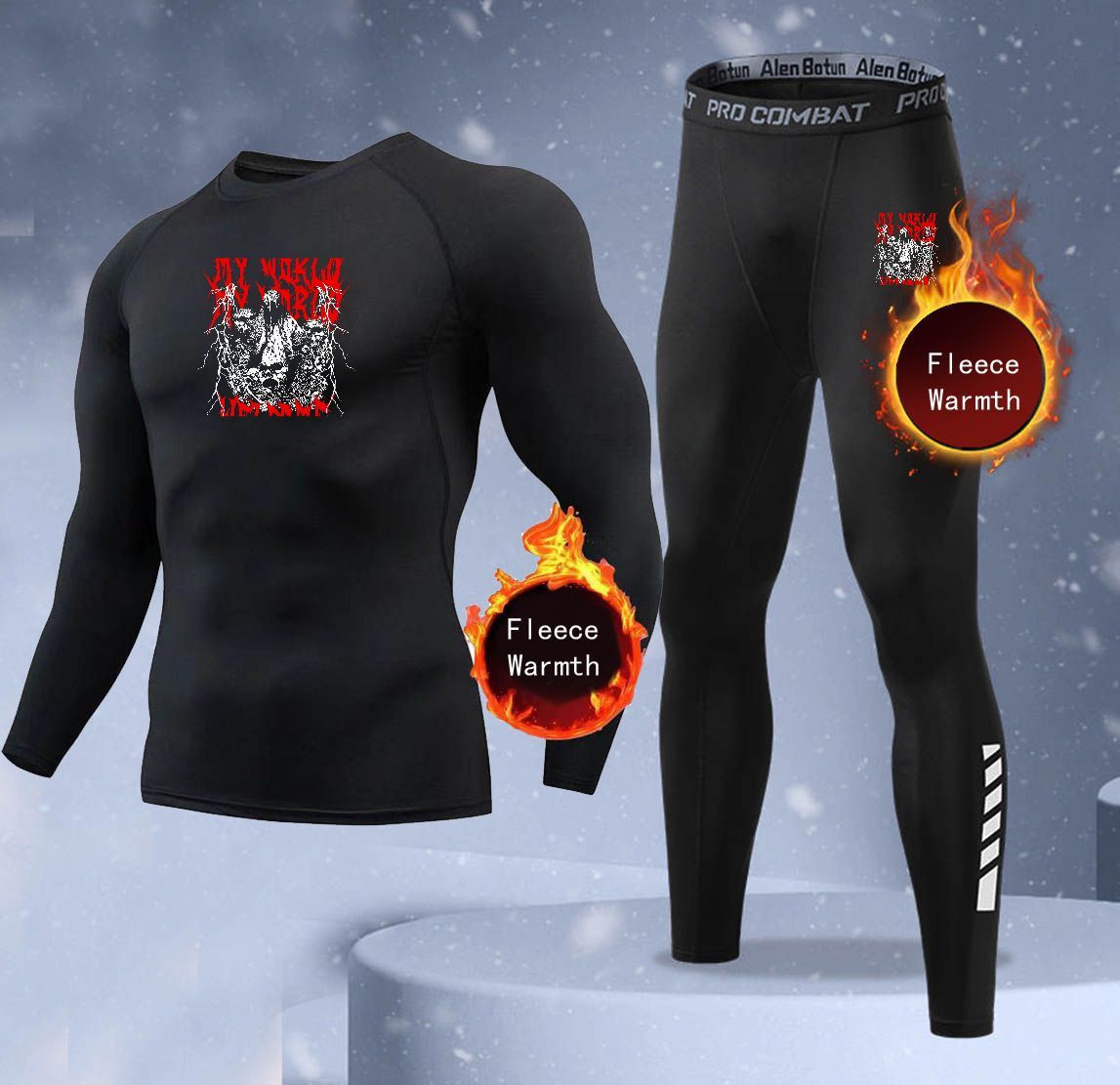 New 2-pieces Winter Warm Men U - đánh giá và giá Thermal Long John